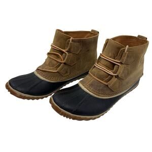 Sorel Brown and Black Winter Boots